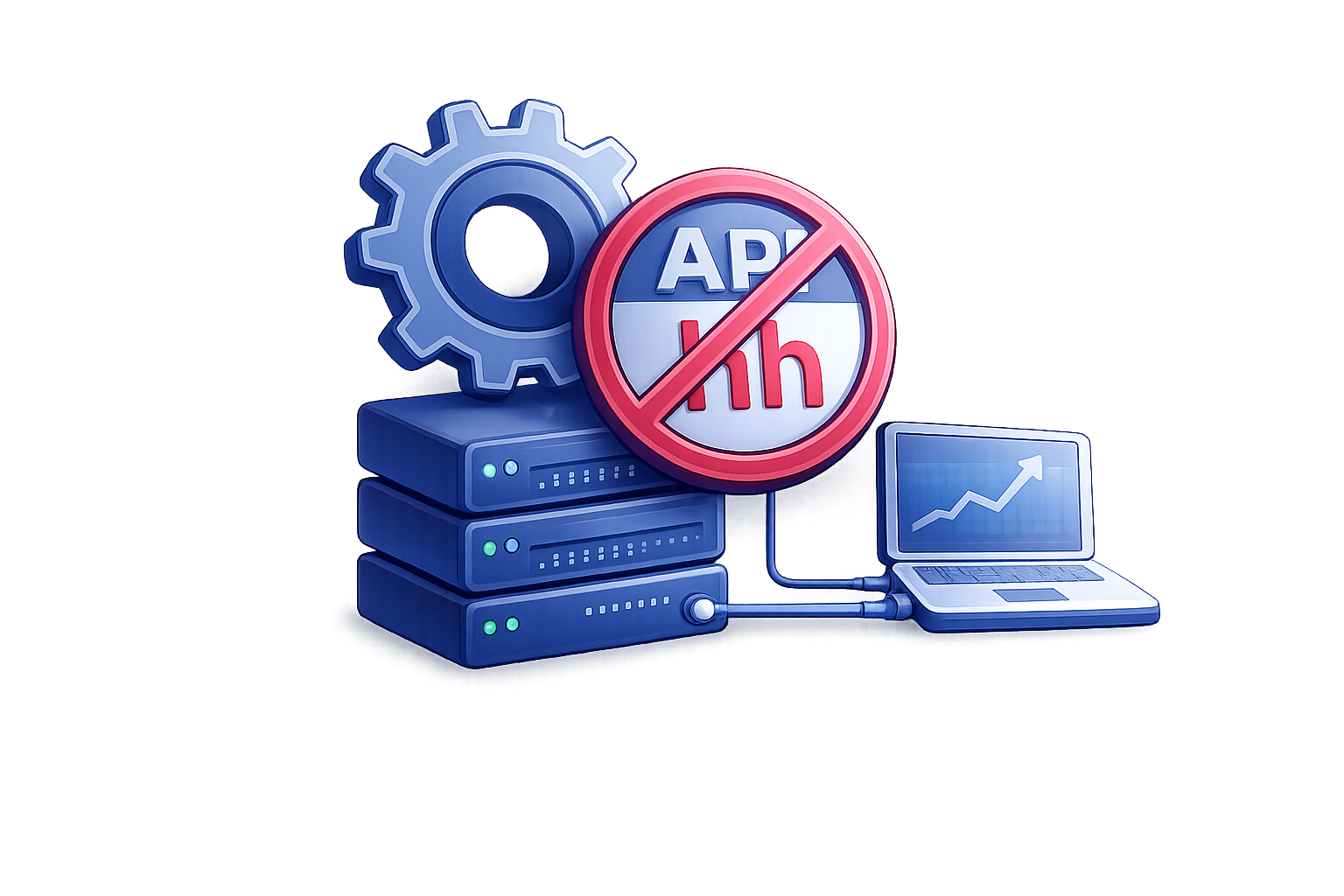 Иллюстрация стабильной работы без сторонних API